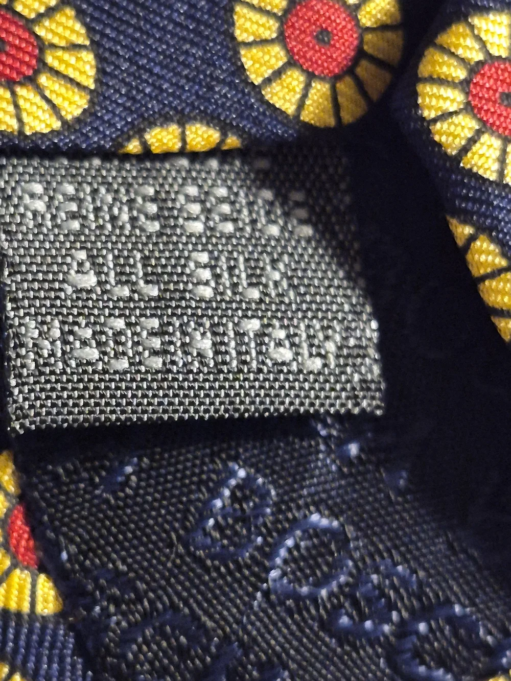 Exclusively Made For The Robert Bosch Co. Navy,Gold & Red